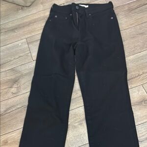 Levi's Black Straight Leg Pants